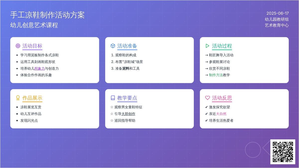 中班美术活动凉鞋教案反思