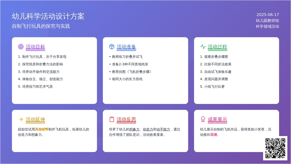 中班美术活动飞机（折纸）教案反思