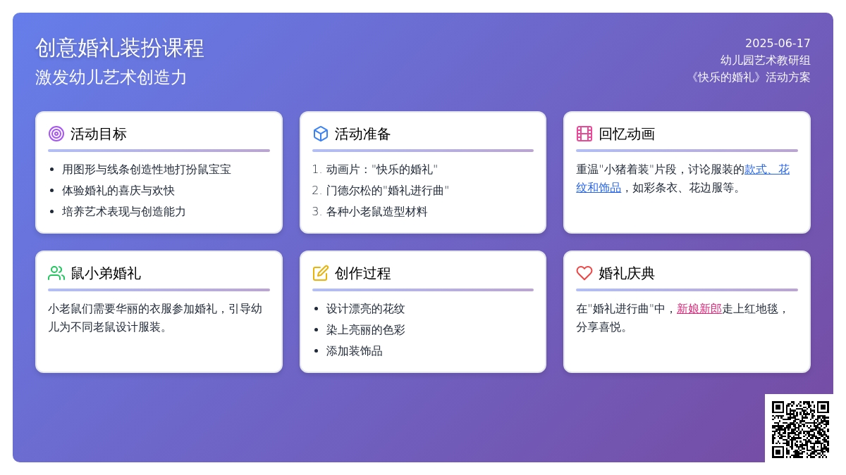 中班美术活动快乐的婚礼教案反思