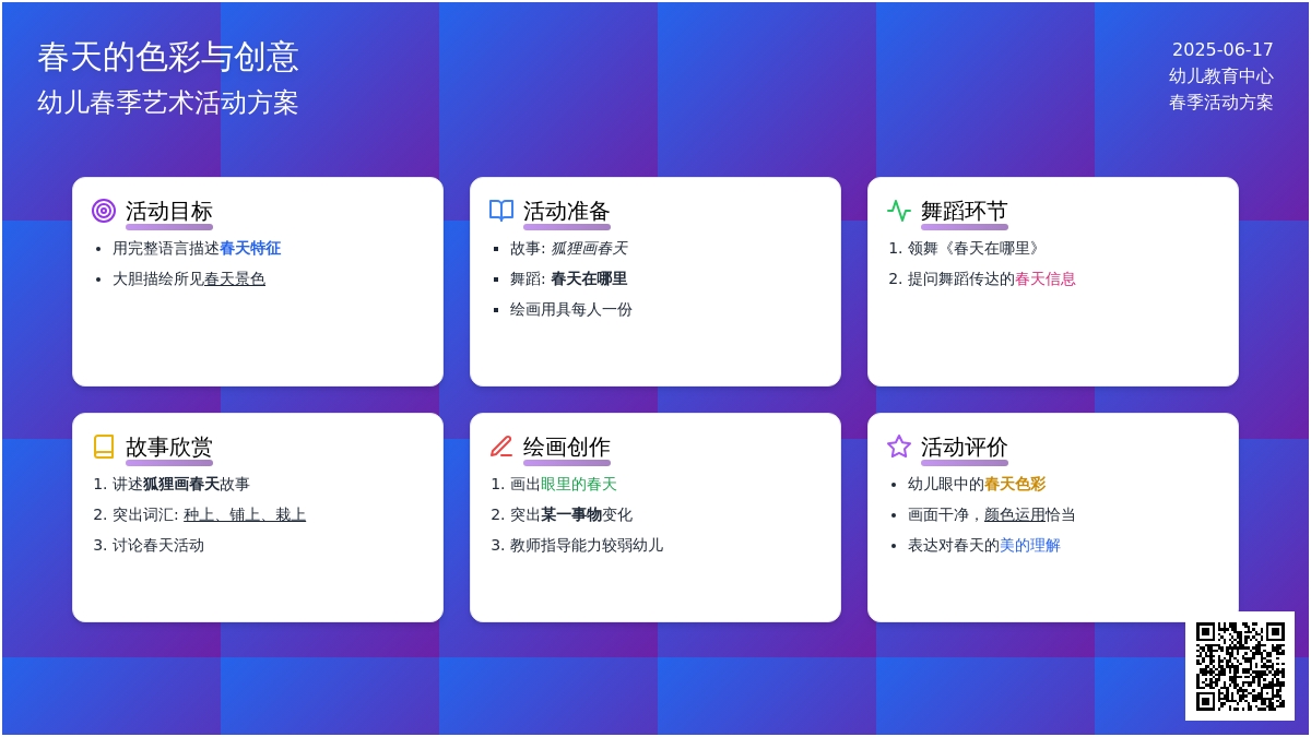 幼儿园美术我眼里的春天教案反思