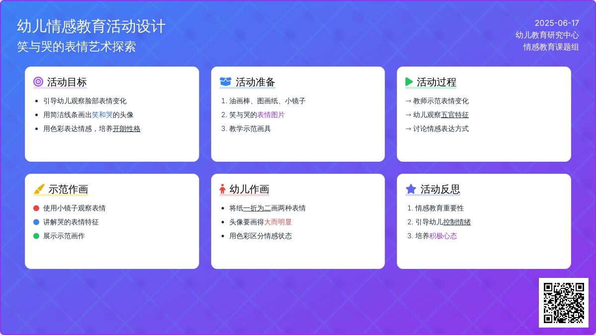 中班绘画活动笑比哭好教案反思