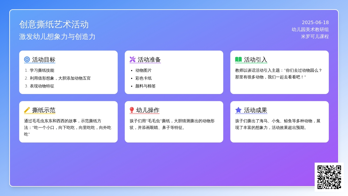 中班美术活动撕纸借形想象教案反思