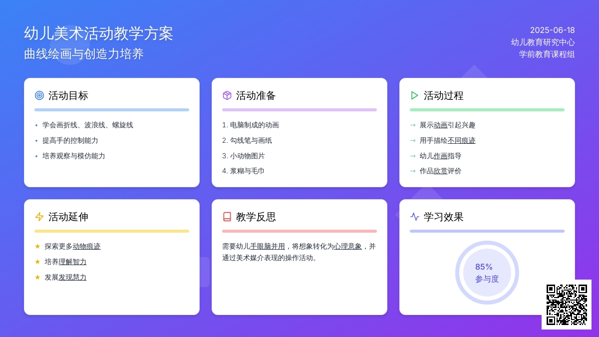 中班美术快乐的小动物教案反思