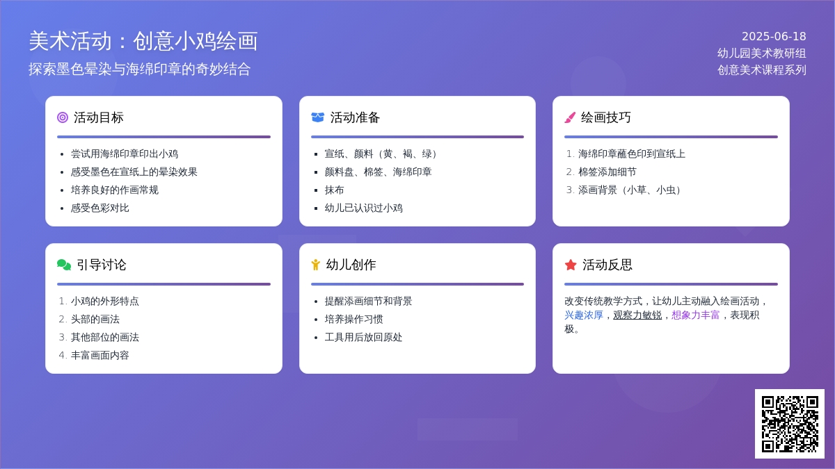 中班美术公开课可爱的小鸡教案反思
