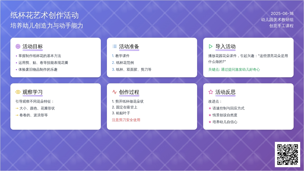 中班美术活动春天的花教案反思
