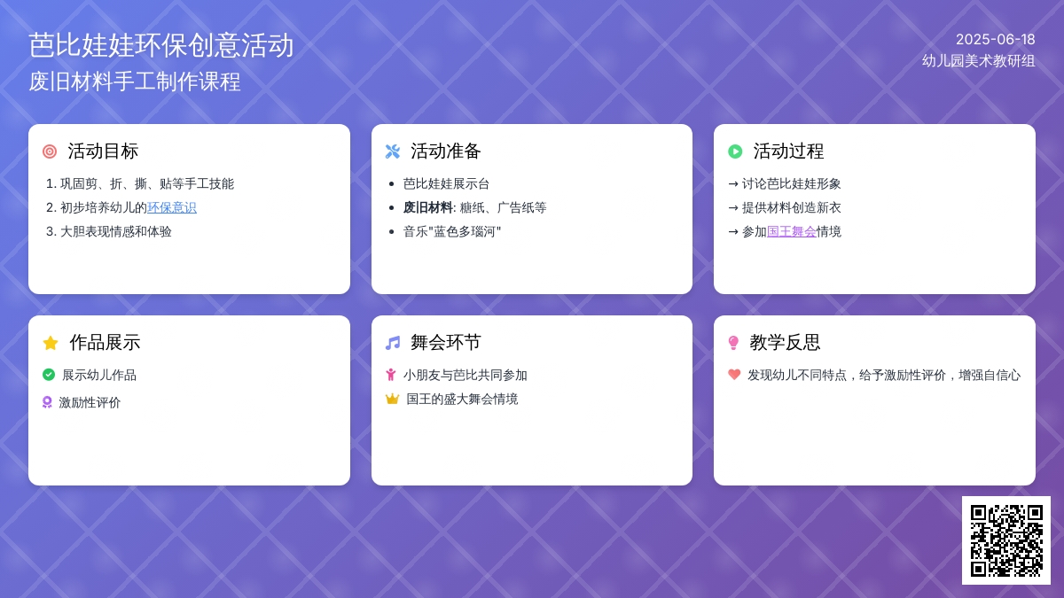 中班美术芭比娃娃的盛装教案反思