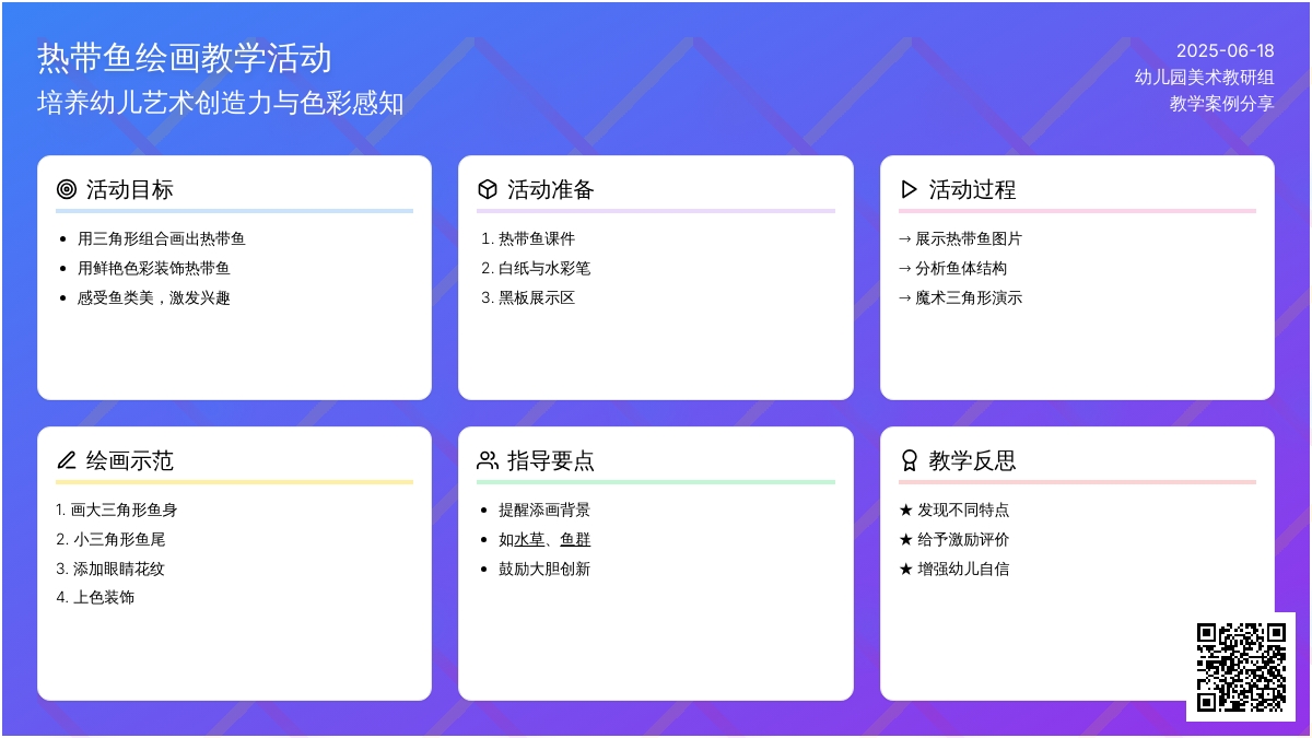 中班绘画多彩的热带鱼教案反思