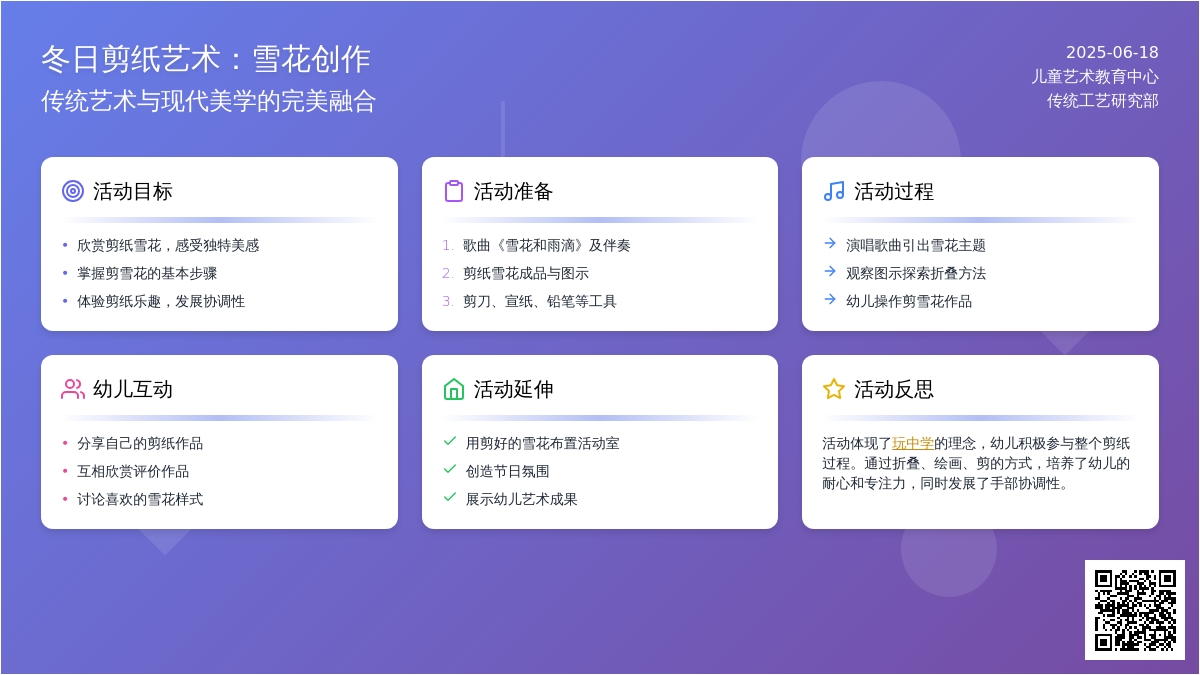 中班美术活动雪花飘教案反思