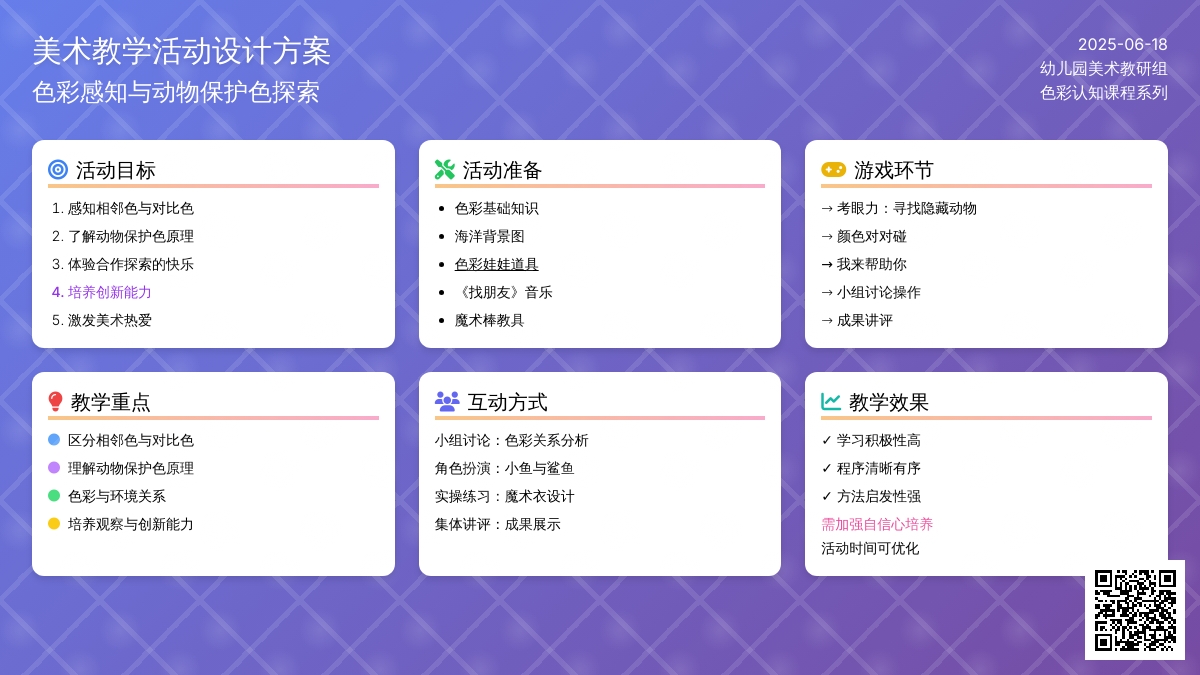 中班美术活动色彩的远亲与近邻教案反思