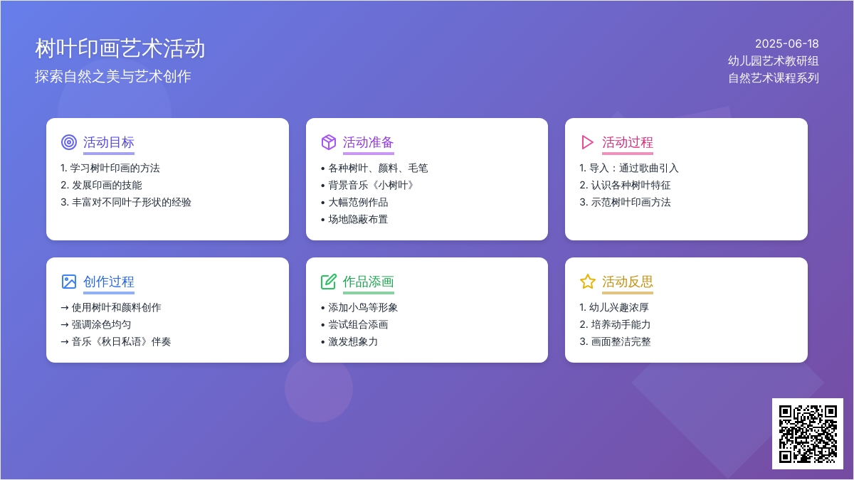 中班美术活动小树叶变变变教案反思