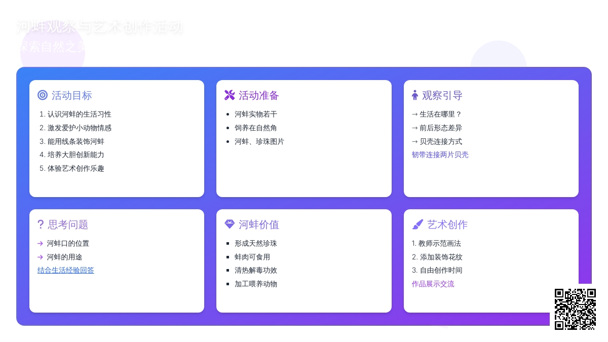 中班美术活动画河蚌教案