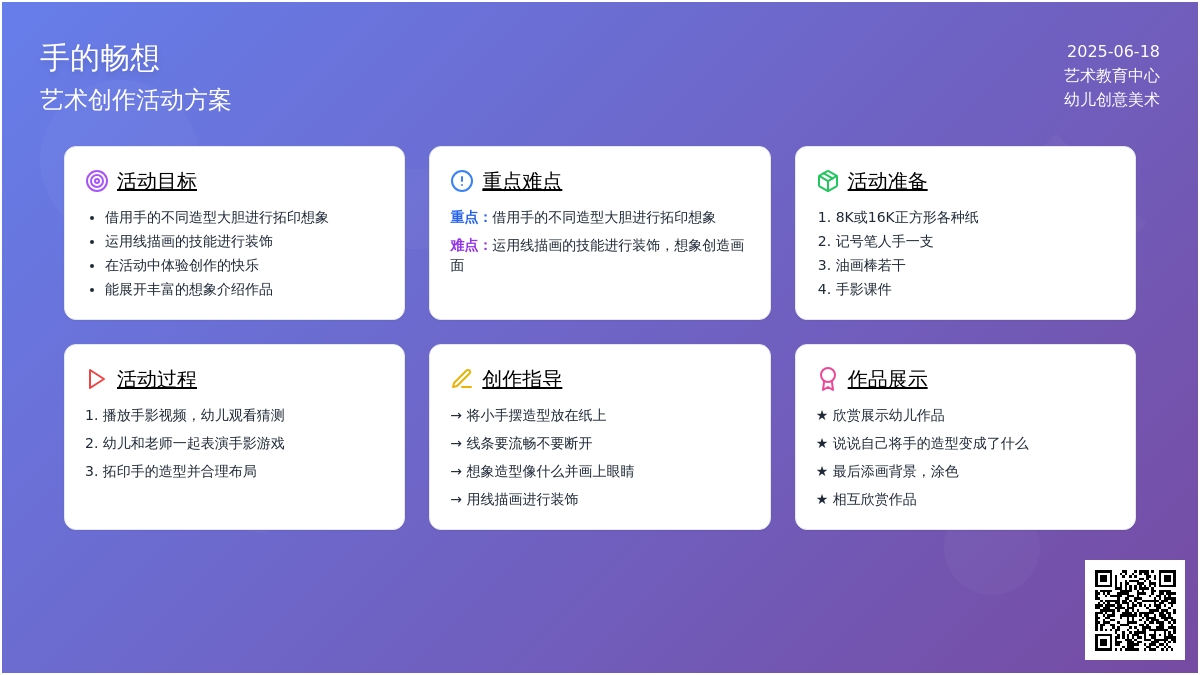 中班美术手的畅想教案反思
