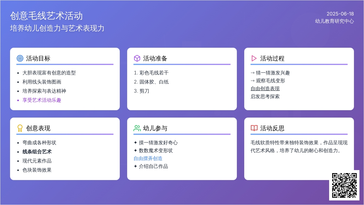 中班美术好看的毛线画教案反思