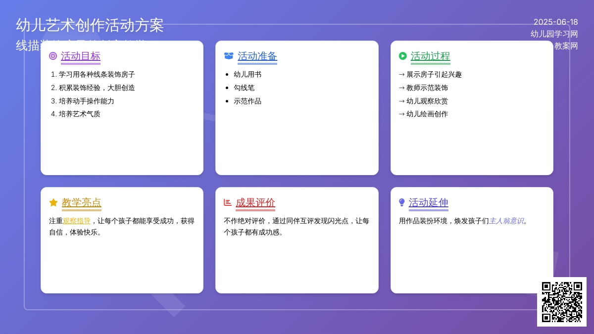 中班美术公开课我的家教案反思