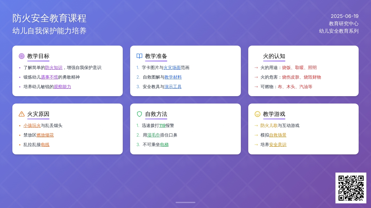 中班安全活动火灾安全自救教案反思