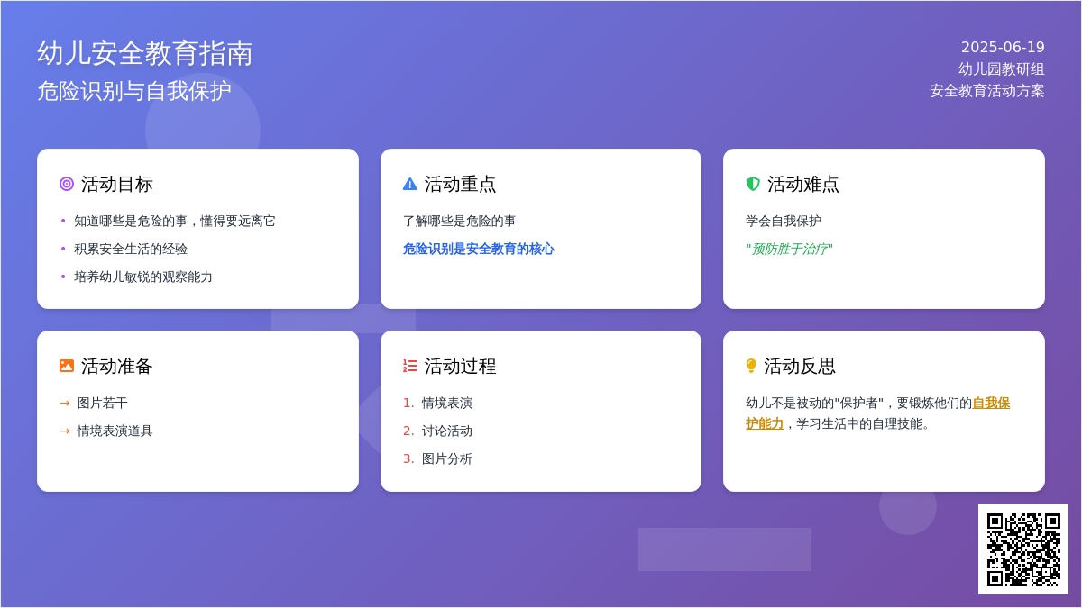 中班安全教育活动小鬼当家教案反思