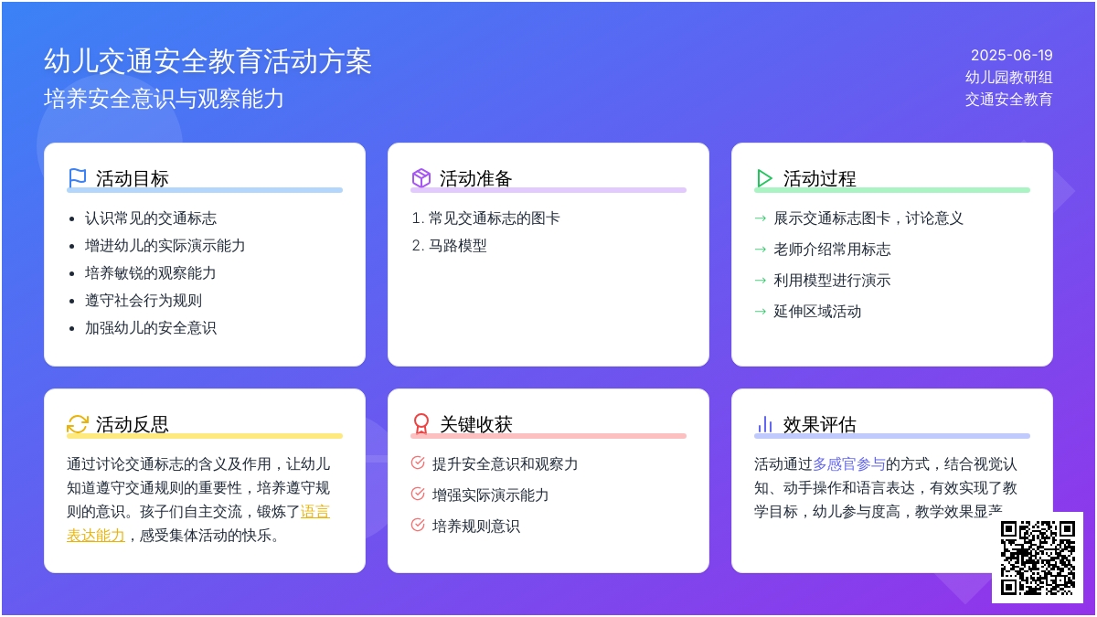 中班安全活动马路上的交通标志教案反思
