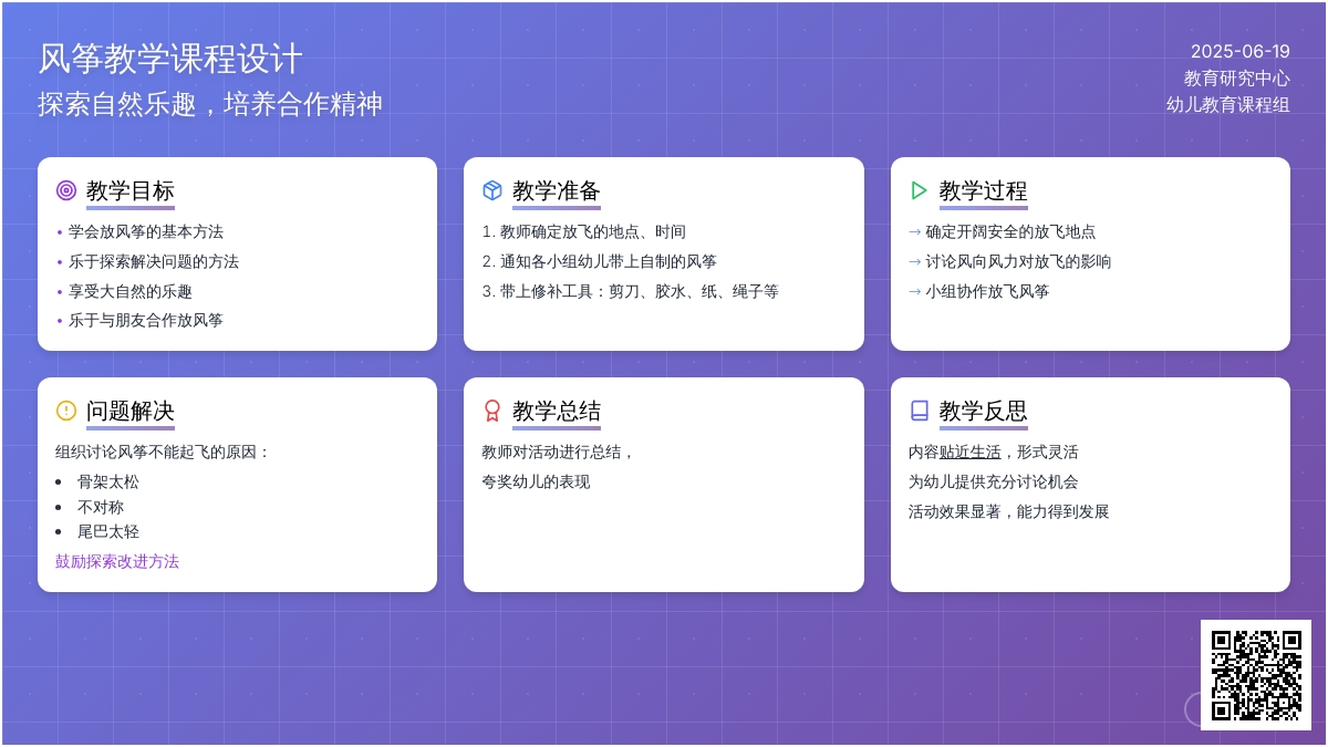 中班综合放风筝教案反思