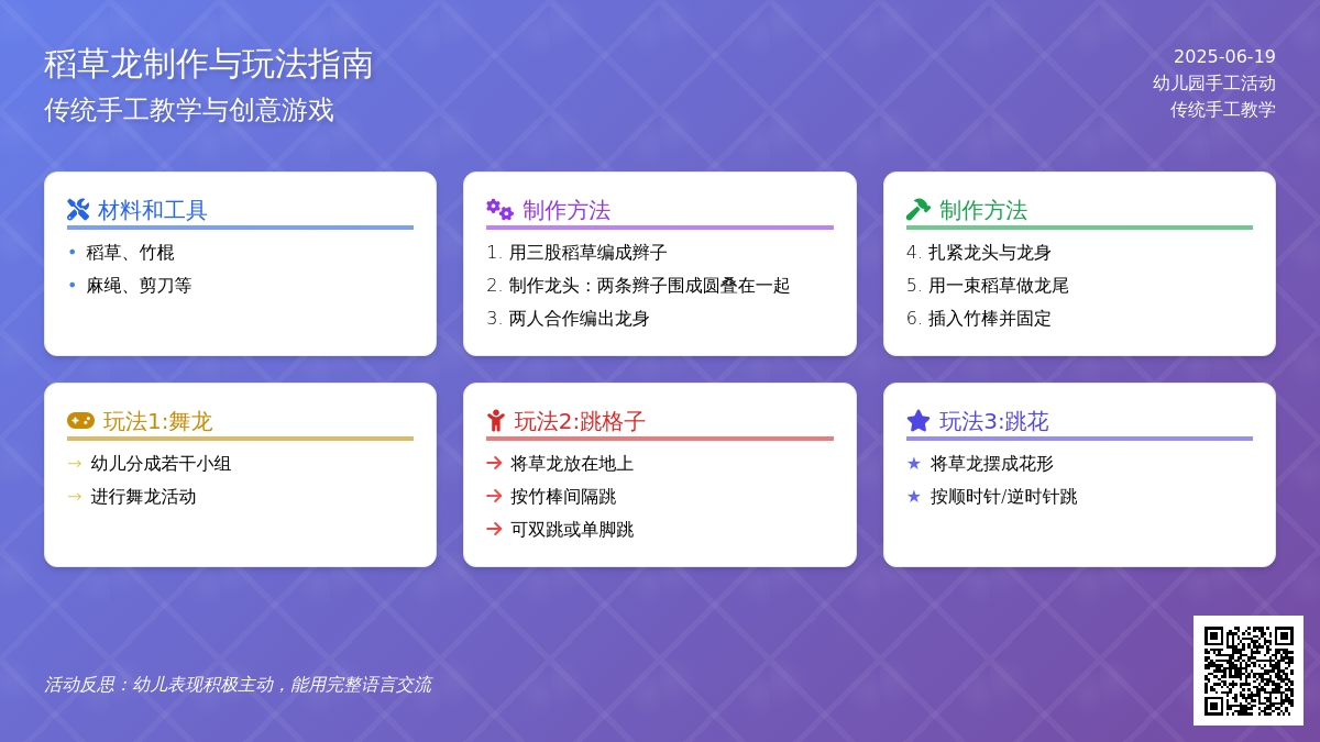 中班户外活动草辫龙教案反思