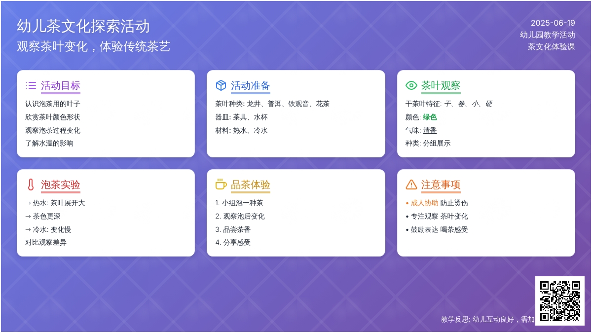 中班主题活动清香的茶教案反思