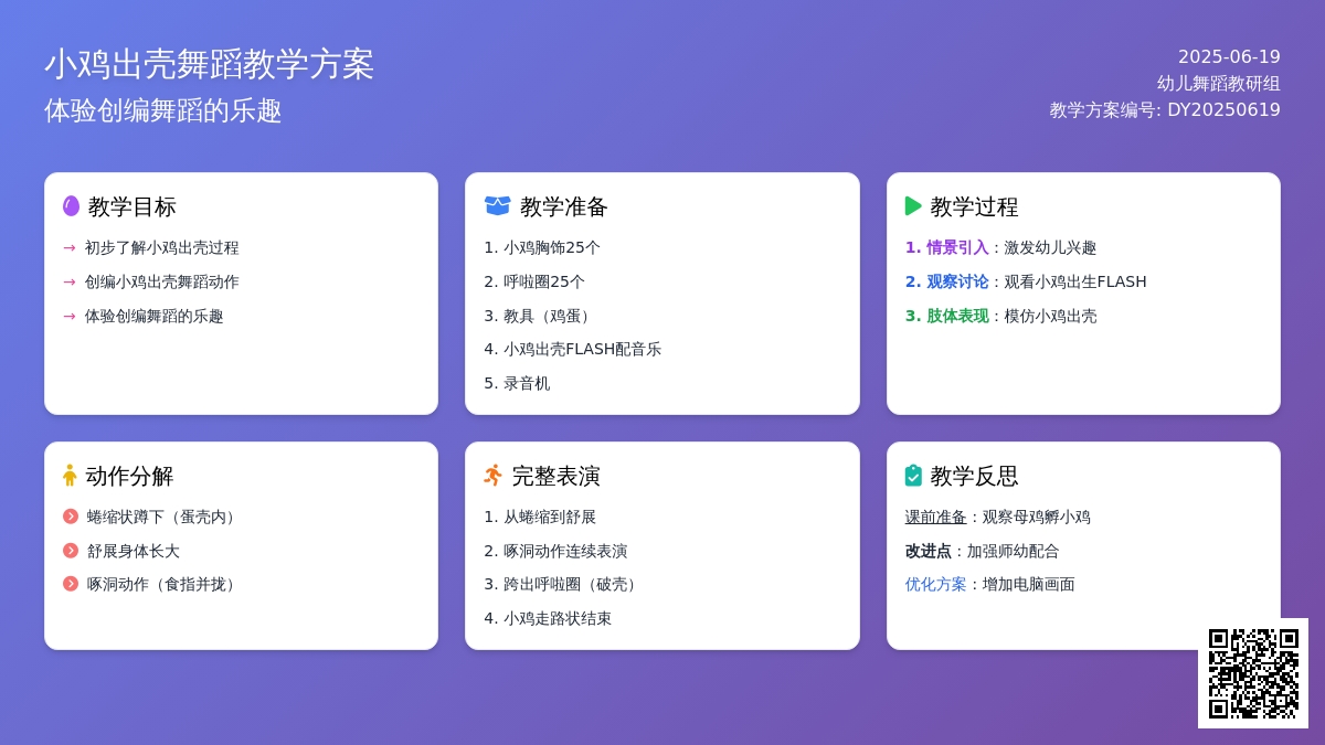 中班舞蹈小鸡出壳教案反思