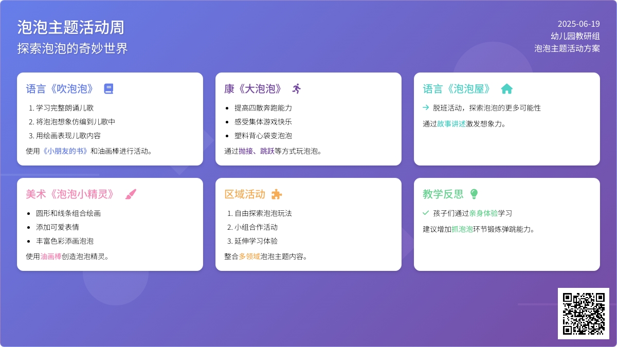 中班主题活动吹泡泡教案反思