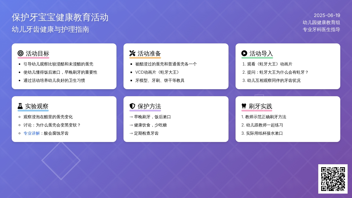 中班主题保护牙孩子教案反思