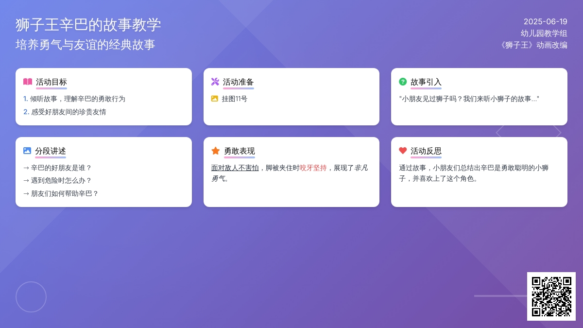 中班主题勇敢的狮子王辛巴教案反思