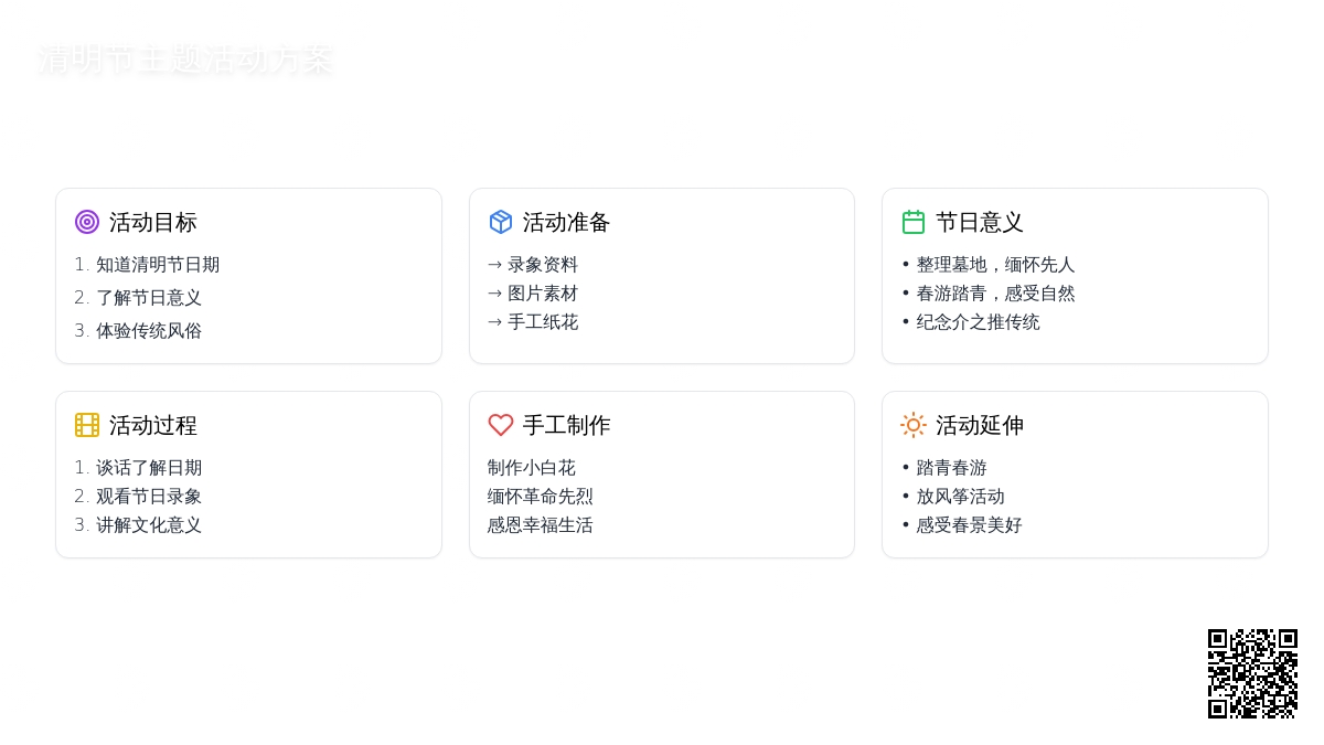 中班“清明节”主题活动设计教案