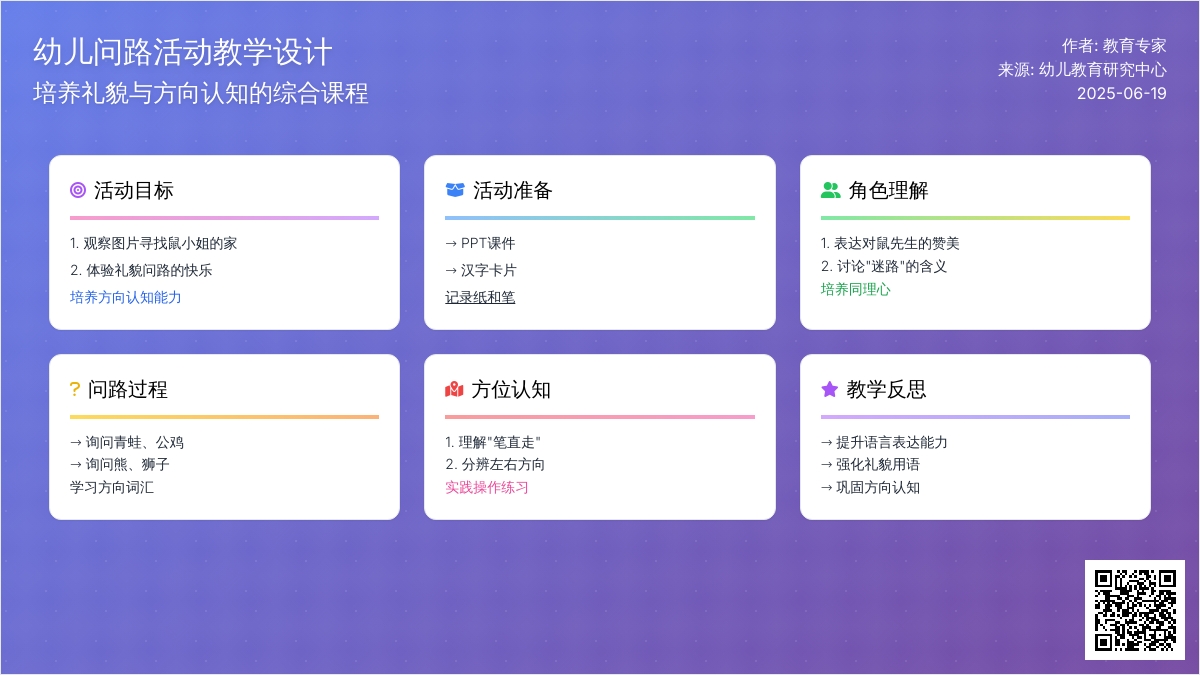 中班主题问路教案反思