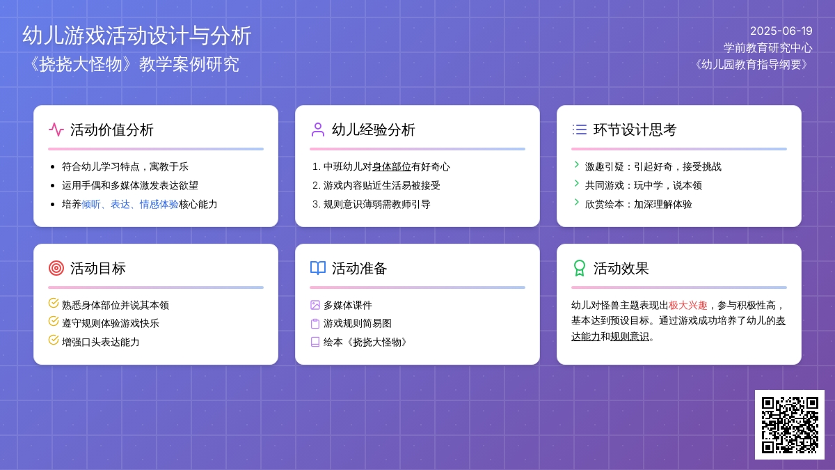 中班主题挠挠大怪物教案反思