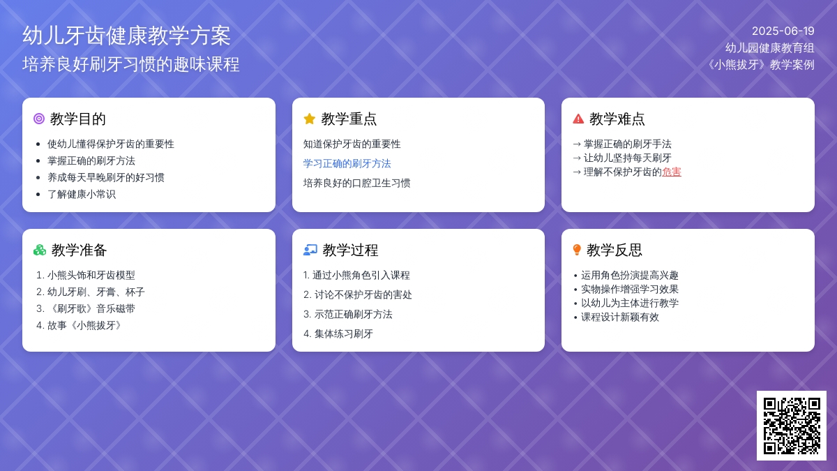 中班主题小熊学刷牙教案反思