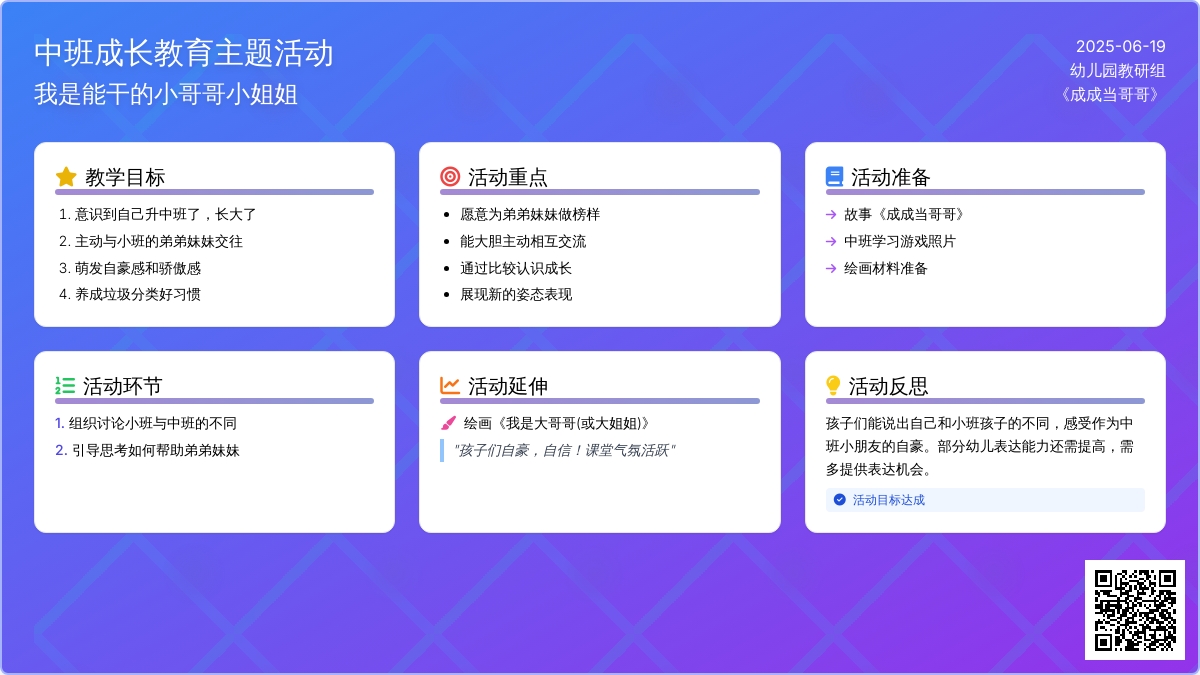 中班主题我上中班了教案反思