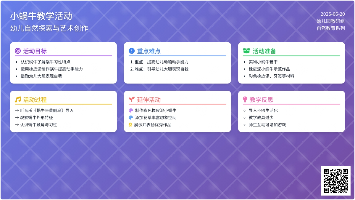 中班主题小蜗牛教案反思