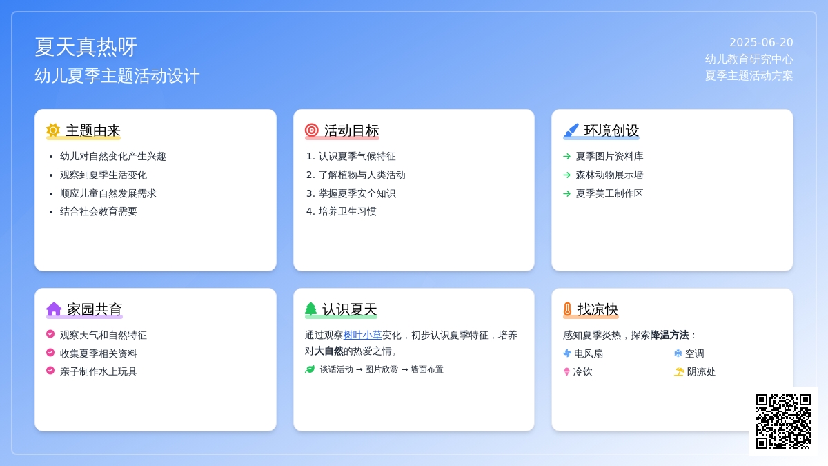 中班主题夏天在哪里教案反思