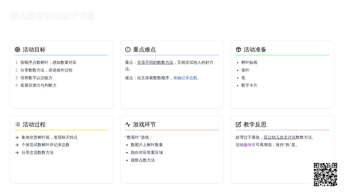 中班主题数落叶教案反思