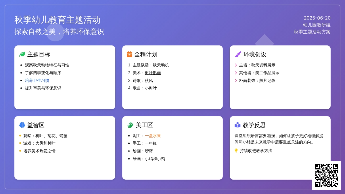 中班主题美丽的季节教案反思