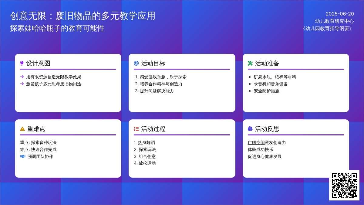 中班主题一物多玩瓶子教案反思
