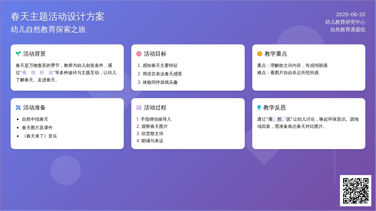 中班主题春天来了教案反思