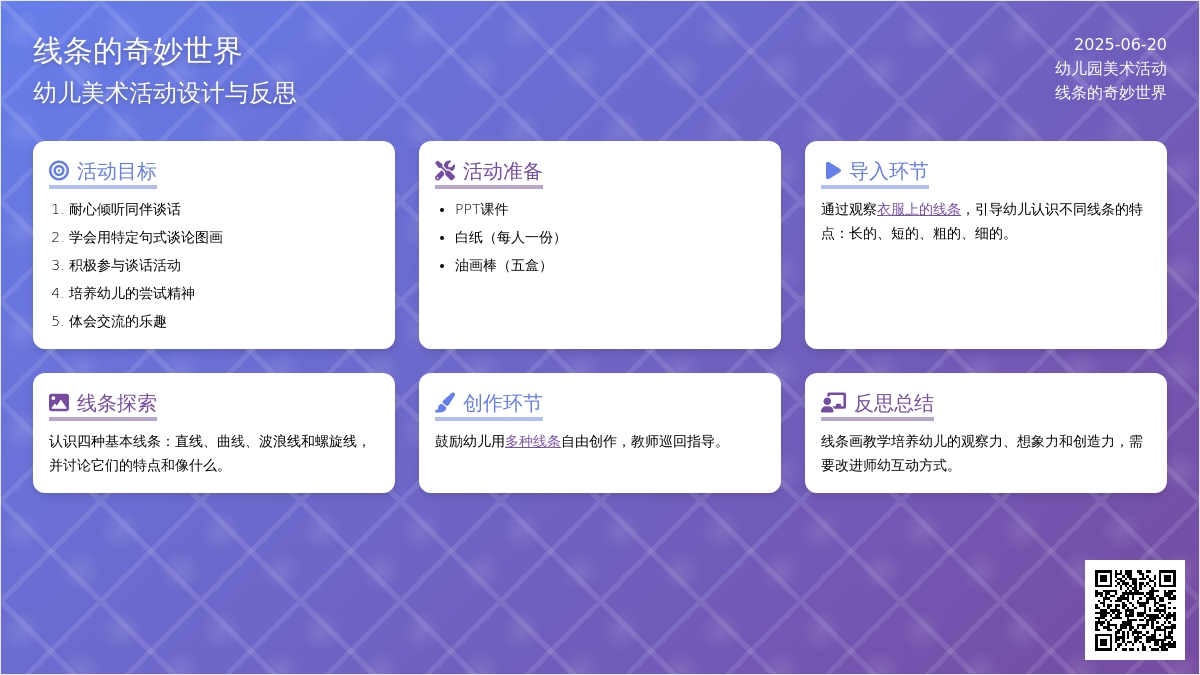 中班主题身边的线条教案反思