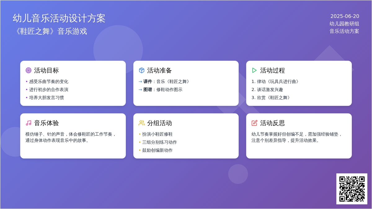 中班主题鞋匠之舞教案反思