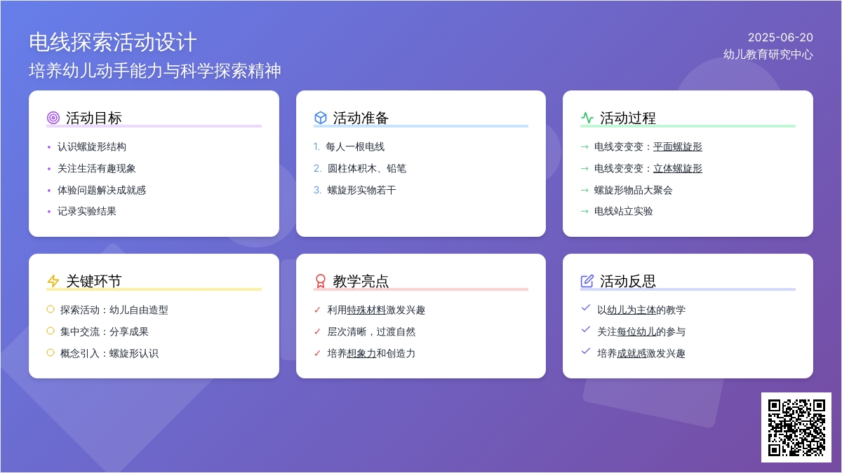 中班主题有趣的电线教案反思