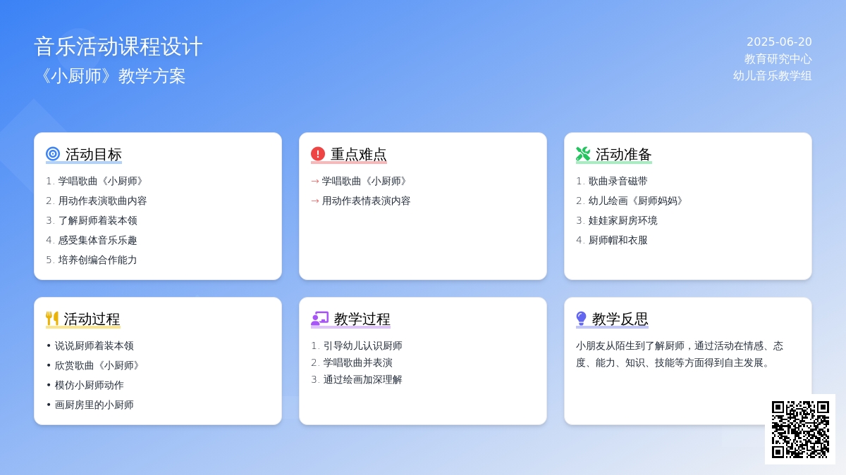 中班主题今天我做小厨师教案反思