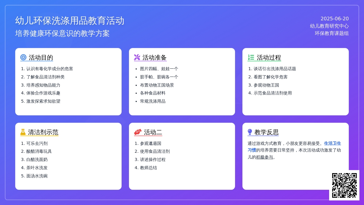 中班主题各种各样的洗涤用品教案反思