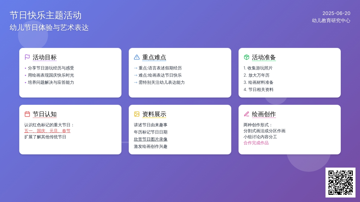 中班主题快乐的节日教案反思