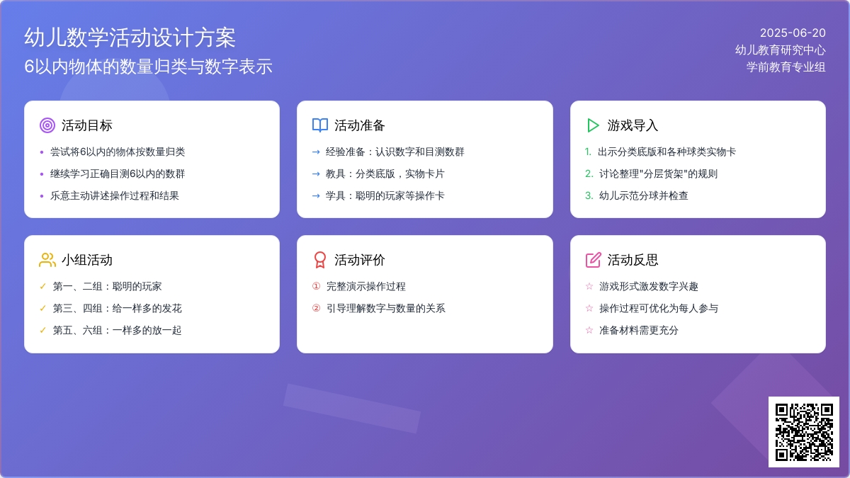 中班数学活动聪明的玩家教案反思