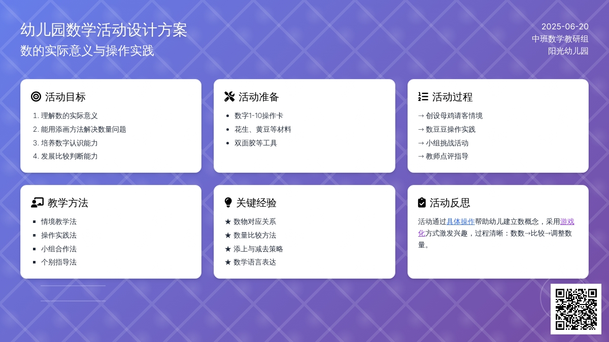 中班数学活动变成一样多教案反思