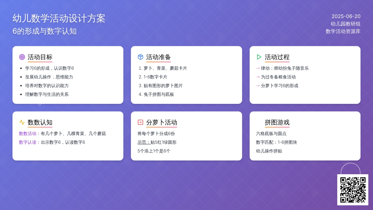 中班数学活动认识数字6教案反思