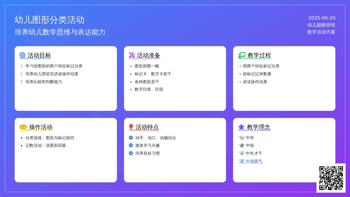 中班数学活动分类记数教案反思