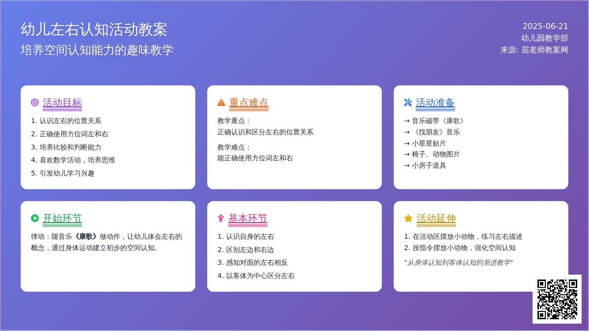 中班数学左右教案反思